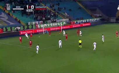 GOL | Çaykur Rizespor 2-0 Gaziantep FK