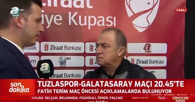 Fatih Terim'den maç öncesi futbolculara uyarı!