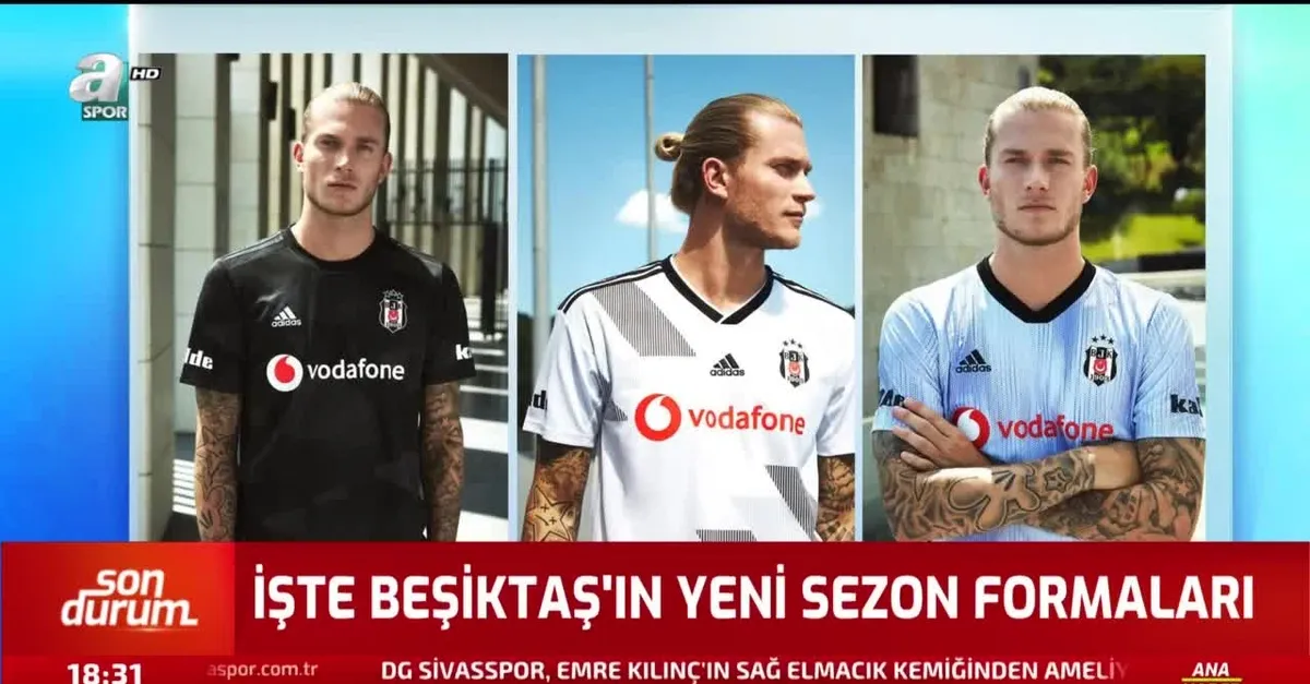 Beşiktaş yeni sezon formalarını tanıttı