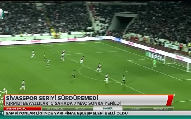 Sivasspor seriyi sürdüremedi