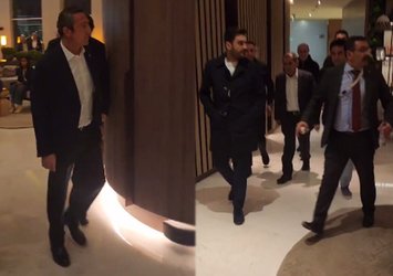 Ali Koç ve Dursun Özbek otelden ayrıldı!
