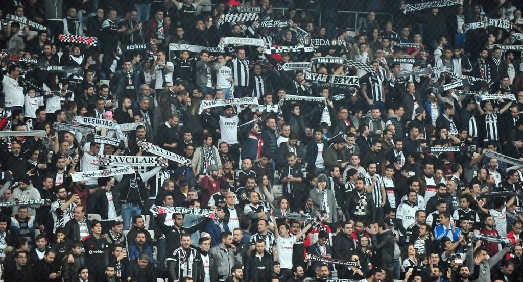 Beşiktaş-Akhisar Belediyespor karşılaşmasından kareler