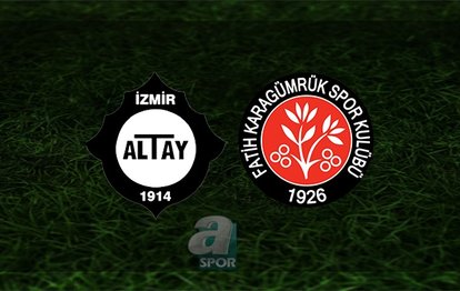 Altay - Fatih Karagümrük maçı ne zaman, saat kaçta ve hangi kanalda? | Süper Lig