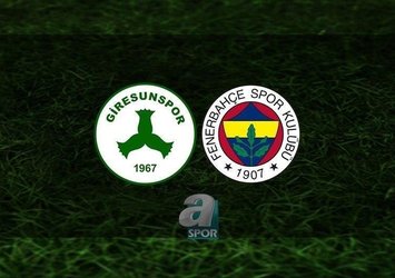 İşte Giresunspor-F.Bahçe maçına dair tüm bilgiler!