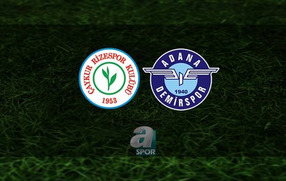 Çaykur Rizespor - Adana Demirspor maçı CANLI İZLE Rizespor Adanaspor maçı CANLI ANLATIM