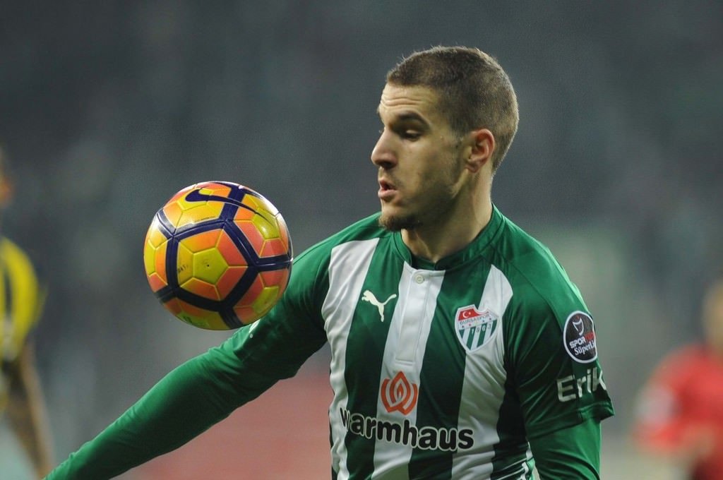 Bursaspor-Fenerbahçe karşılaşmasından kareler