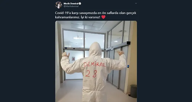 Milli futbolcu Merih Demiral'dan sağlık çalışanlarına destek - 1