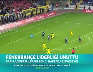 Fenerbahçe liderliği unuttu