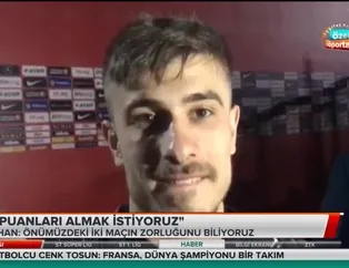 Dorukhan Toköz: "Tüm puanları almak istiyoruz"