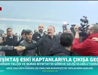 Beşiktaş eski kaptanlarıyla çıkışa geçti