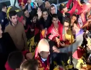 Galatasaray'a Antalya'da coşkulu karşılama