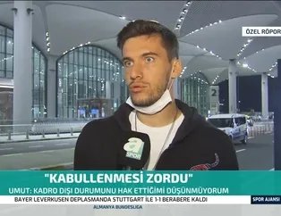"Kadro dışı kalmayı haketmedim"