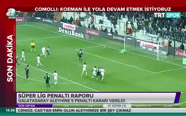 Süper Lig penaltı raporu