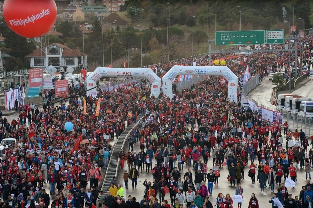 Vodafone 38. İstanbul Maratonu’ndan kareler