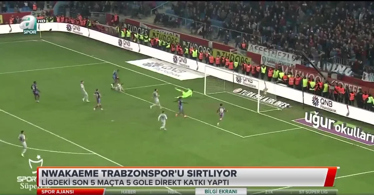 Nwakaeme Trabzonspor'u sırtlıyor