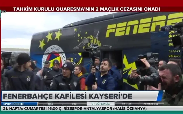 Fenerbahçe kafilesi Kayseri'ye ulaştı!