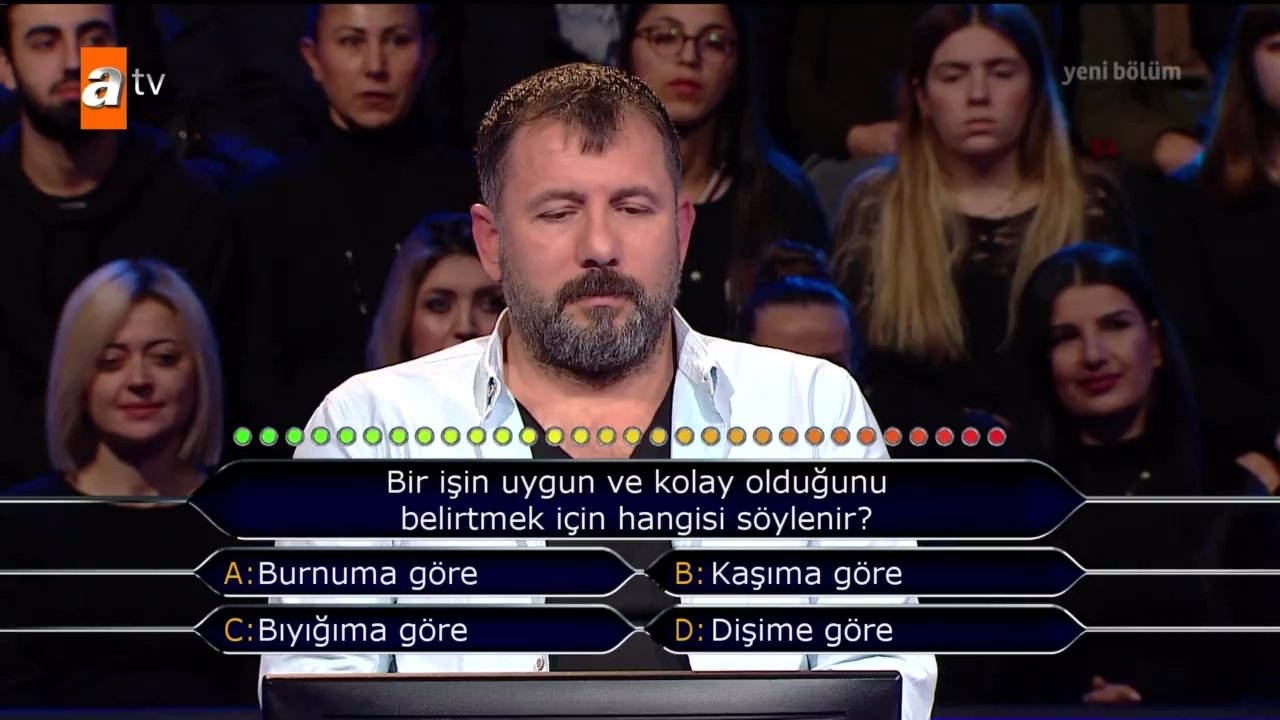 Kim Milyoner Olmak İster 797. bölüm soru ve cevapları! Geceye damga vuran soru