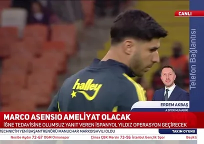 Fenerbahçe'de Asensio ameliyat edilecek!
