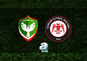 Amed SK-Ahlatcı Çorum FK maçı saat kaçta?