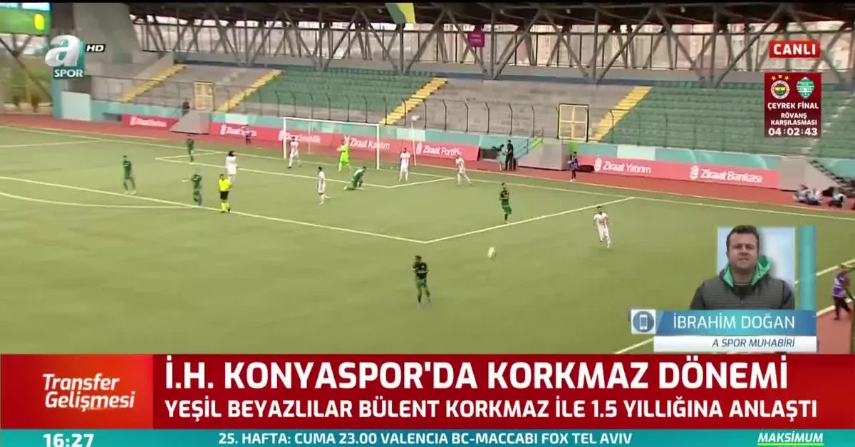 Konyaspor Bülent Korkmaz ile anlaştı
