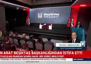 Yamantürk Beşiktaş'ın yeni başkanını açıkladı!