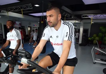 Beşiktaş salonda çalıştı