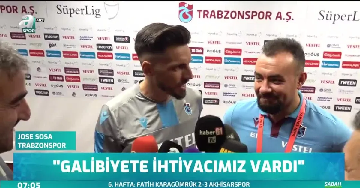 Sosa: Galibiyete ihtiyacımız vardı