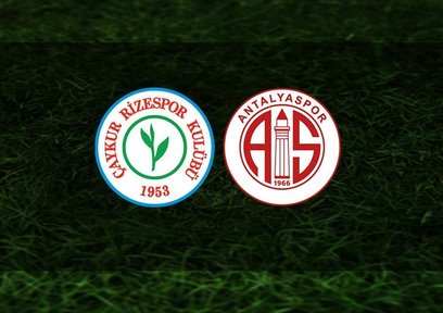 Çaykur Rizespor - Antalyaspor maçı | CANLI