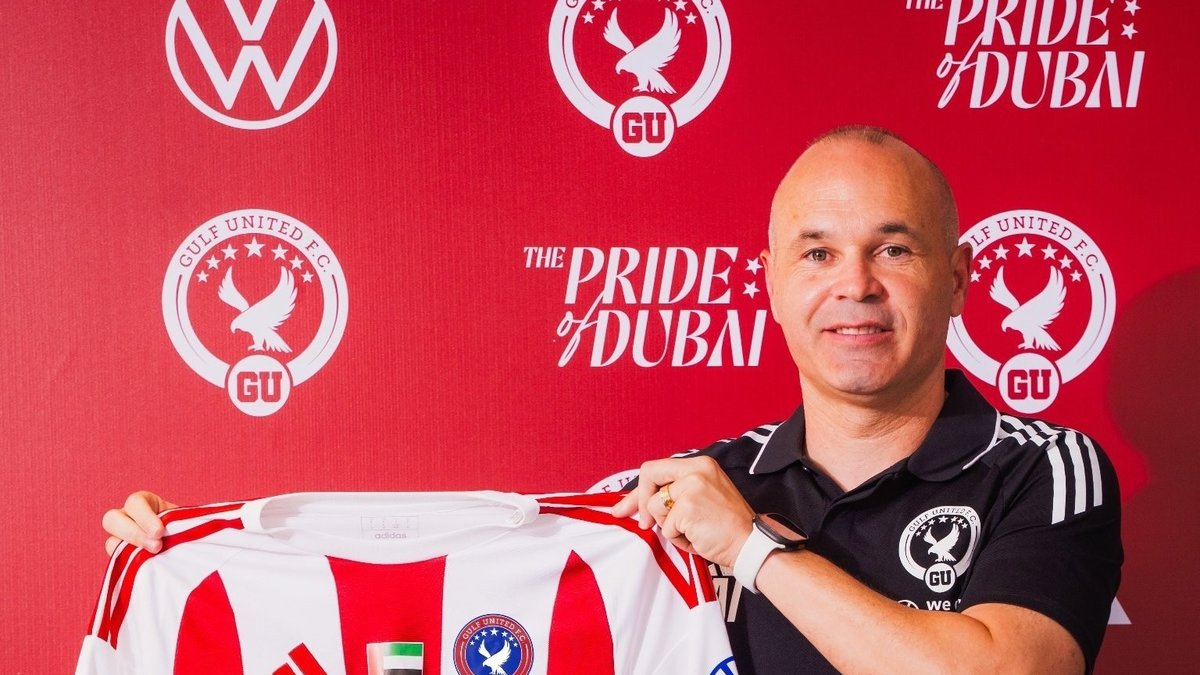 Iniesta, teknik direktörlüğe BAE ekiplerinden Gulf United'da başlıyor!