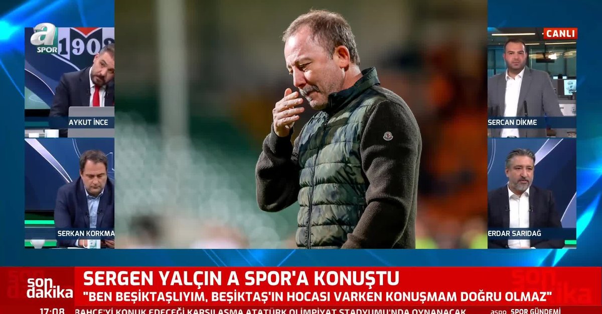 Sergen Yalçın'dan Beşiktaş açıklaması
