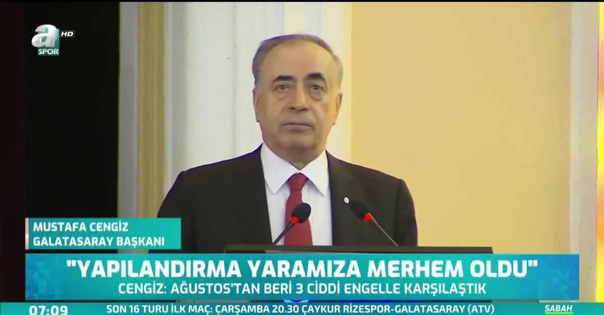Mustafa Cengiz: Yapılandırma yaramıza merhem oldu