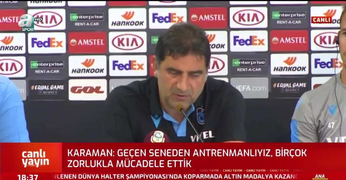 Ünal Karaman'dan sakatlık açıklaması!