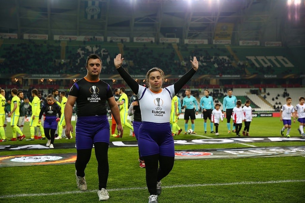 Konyaspor - Gent maçından kareler