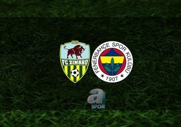 Zimbru Fenerbahçe maçı | CANLI