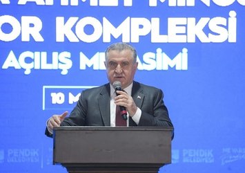 Ahmet Minguzzi spor tesisi açıldı!
