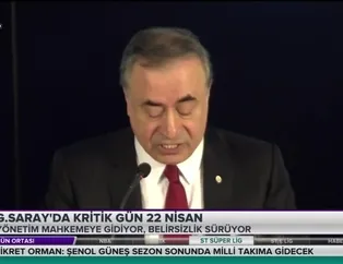 Galatasaray'da kritik gün 22 Nisan