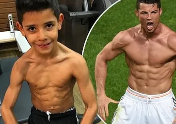 Babasının oğlu: Cristiano Ronaldo Jr.