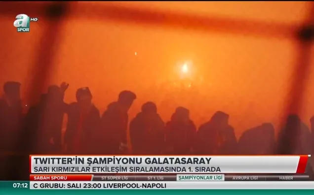 Twitter'ın şampiyonu Galatasaray