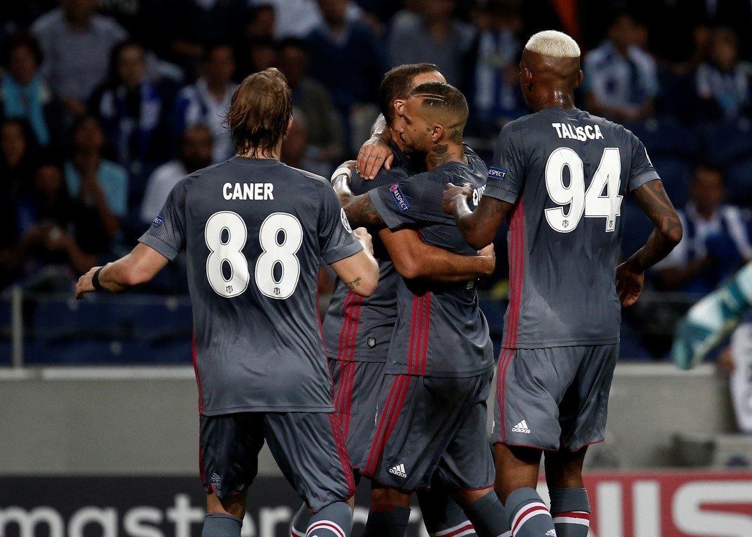 Porto-Beşiktaş karşılaşmasından kareler