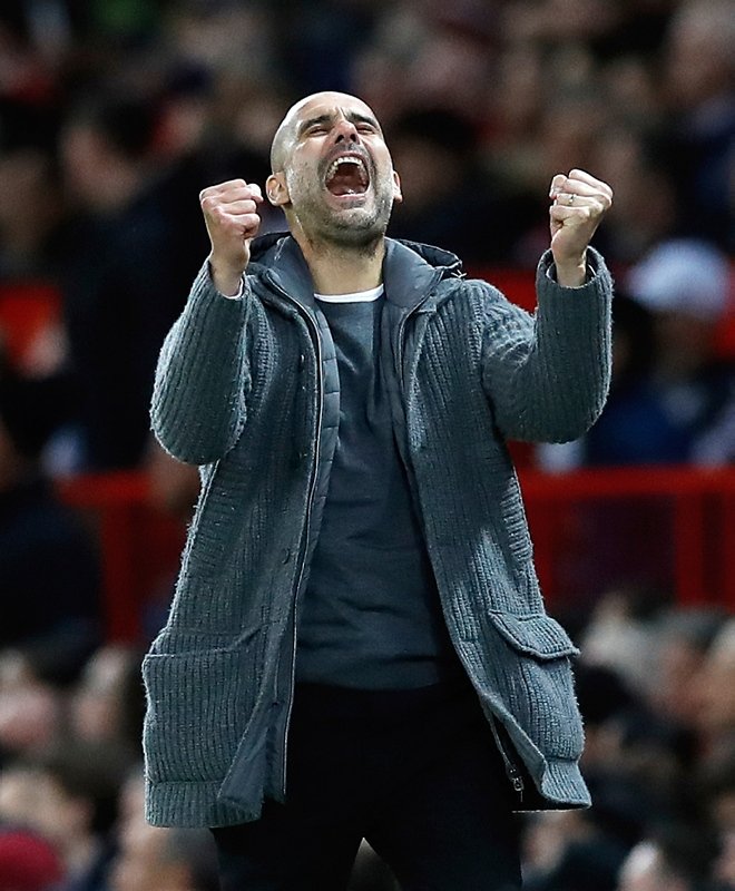 Manchester United - Manchester City maçından kareler...