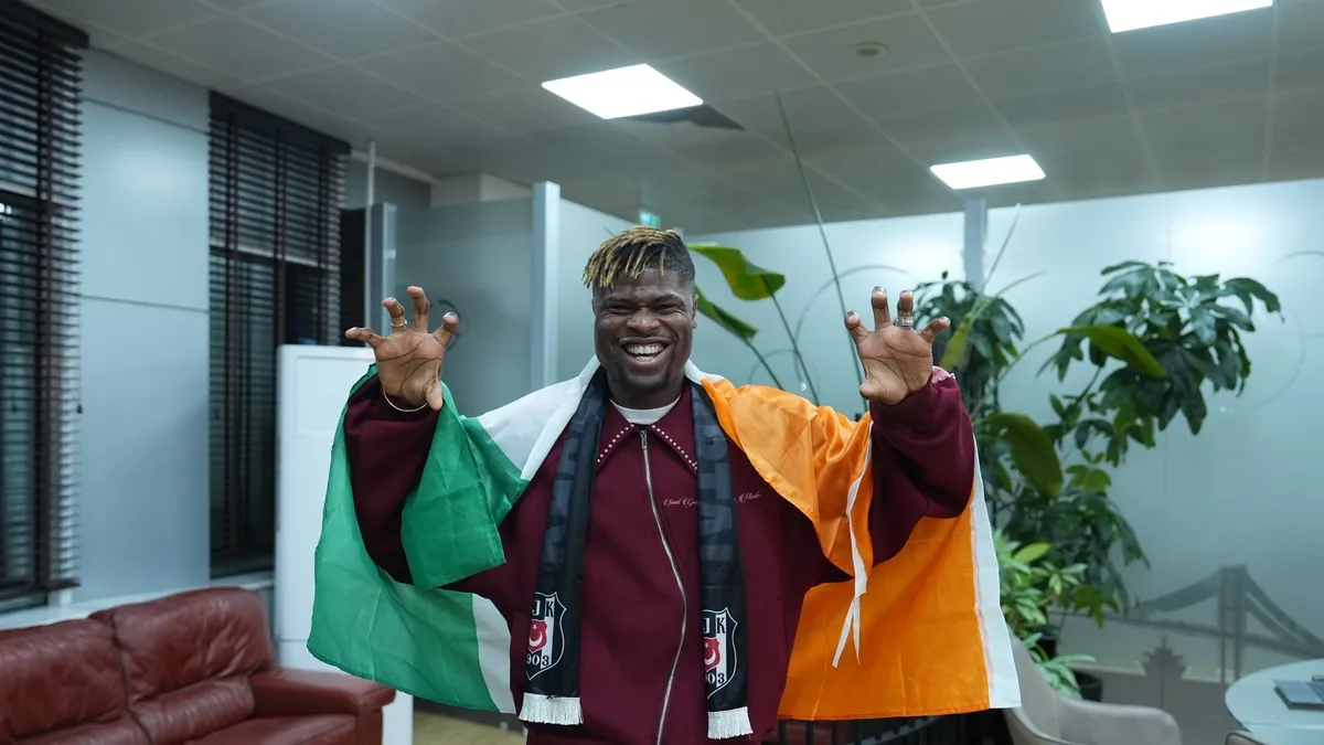 Emmanuel Agbadou, Beşiktaş için İstanbul'da!