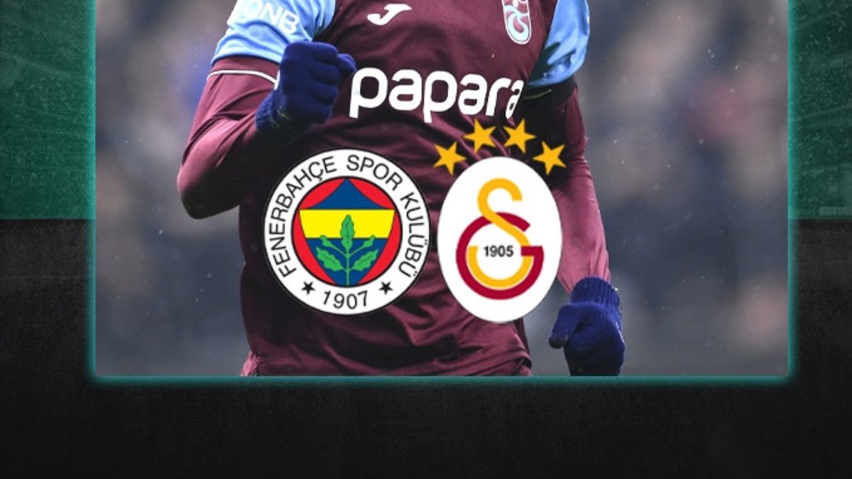 Fenerbahçe ve Galatasaray, Trabzonsporlu yıldızın peşinde! Yılın transfer bombası patlıyor Fenerbahçe ve Galatasaray, Trabzonsporlu yıldızın peşinde! Yılın transfer bombası patlıyor