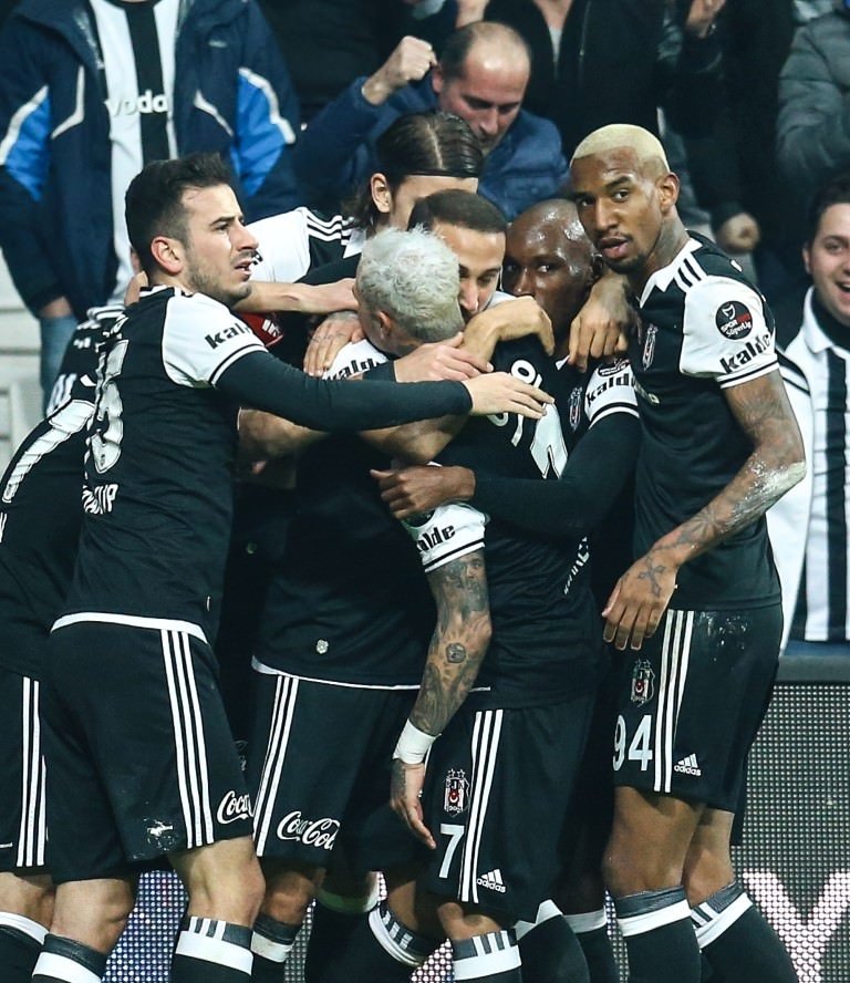 Beşiktaş-Akhisar Belediyespor karşılaşmasından kareler