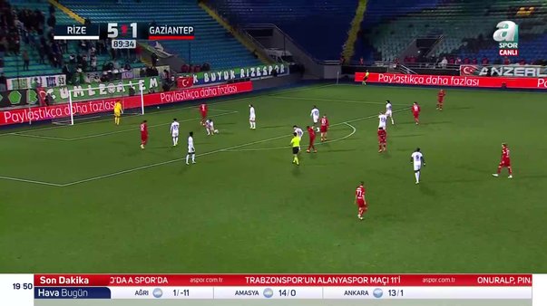 GOL | Çaykur Rizespor 5-2 Gaziantep FK