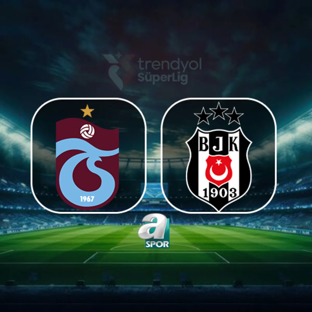 TS-BJK canlı takip ekranı! Trabzonspor-Beşiktaş maçı hangi kanalda?