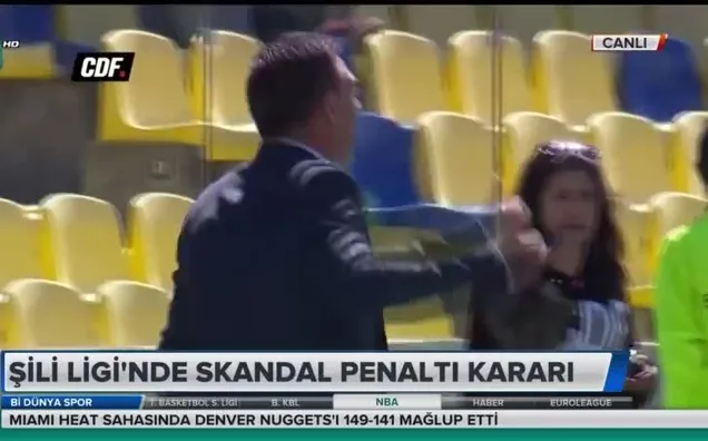 Şili Ligi'nde skandal penaltı kararı