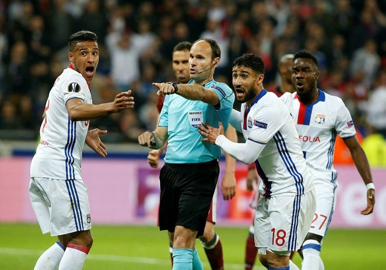 Lyon - Beşiktaş maçına damga vuran kare