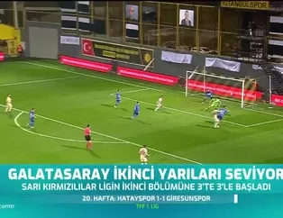 Galatasaray ikinci yarıları seviyor