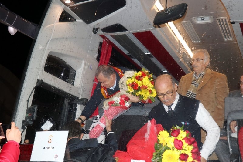 Galatasaray’a Hatay’da coşkulu karşılama