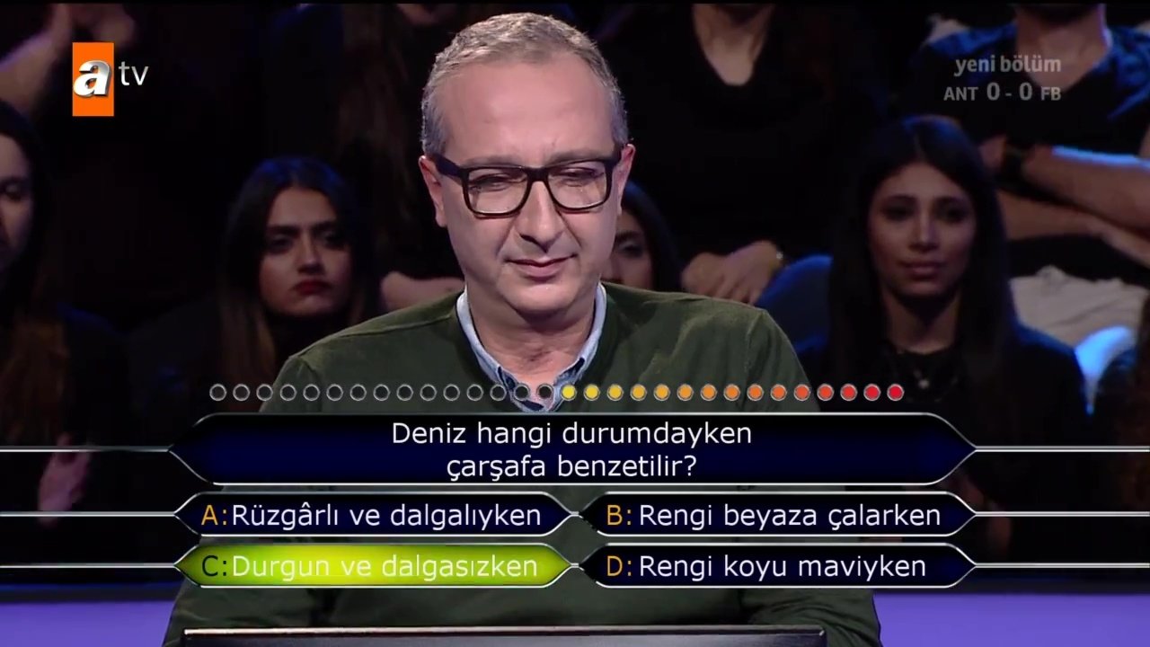 Kim Milyoner Olmak İster 796. bölüm soru ve cevapları | Futbol sorusu geceye damga vurdu